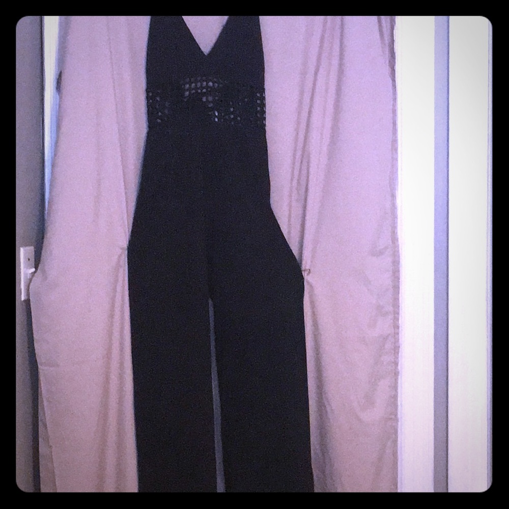 Black altar jumpsuit